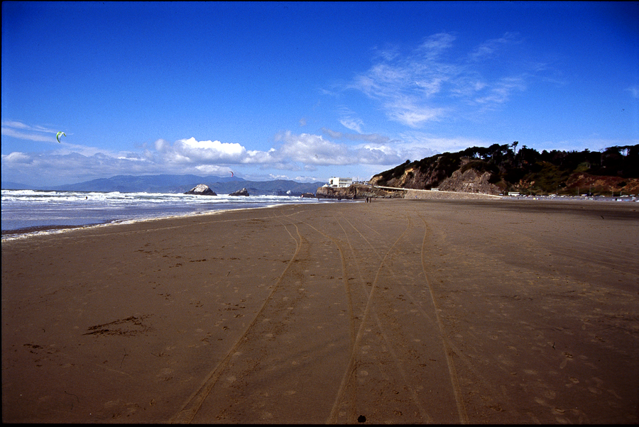 Walking on the beach