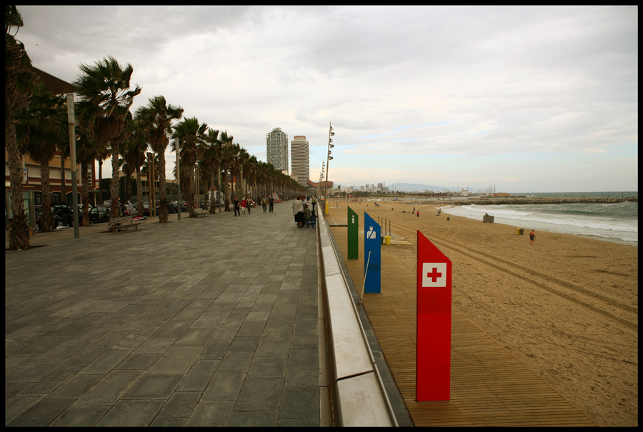 A walk along the beach