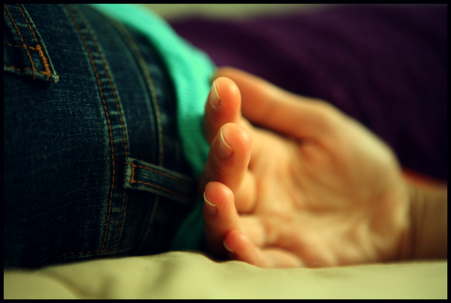 Laying down