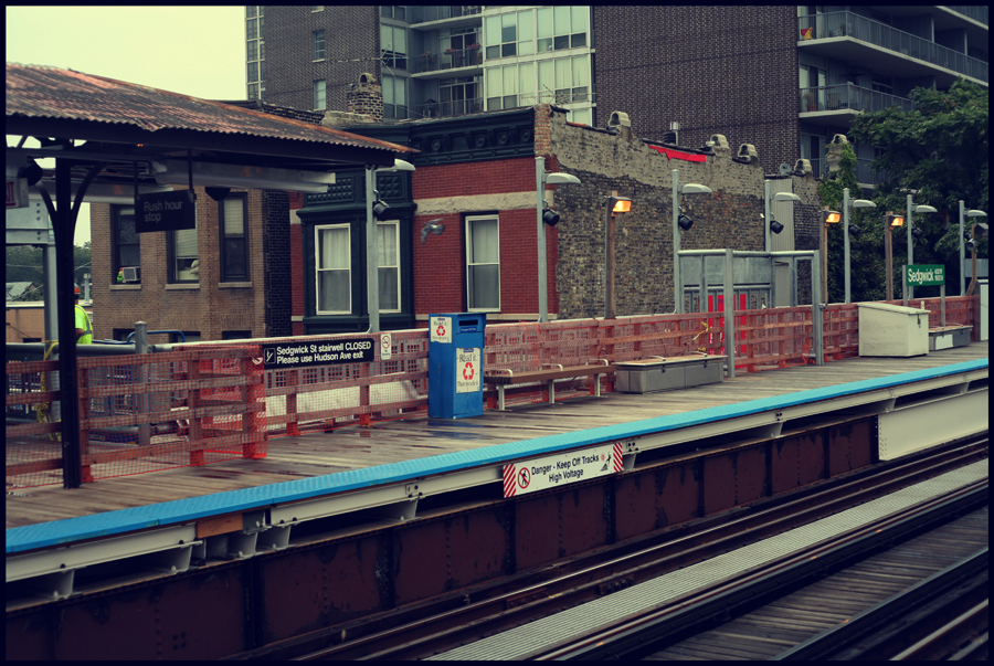 Gloomy CTA stop