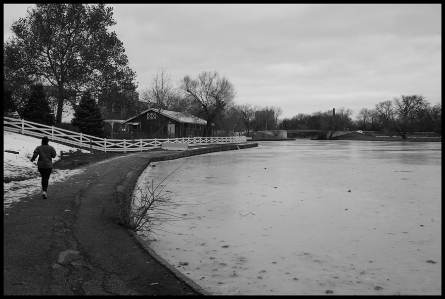 A run around the pond