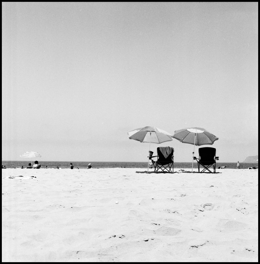 On the beach