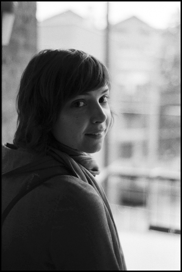 Joellen looking back