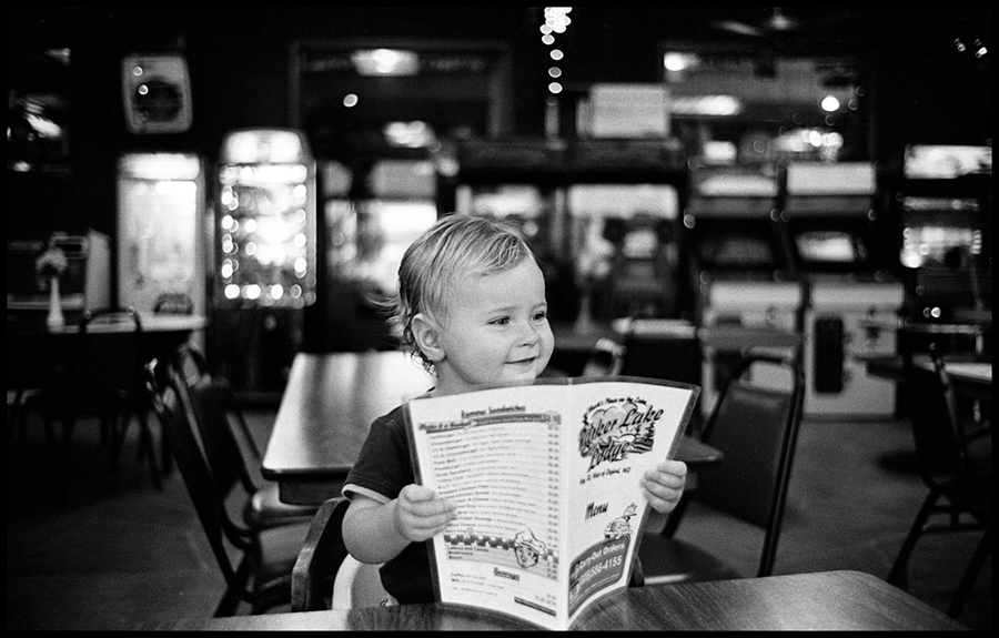 Checking out the menu