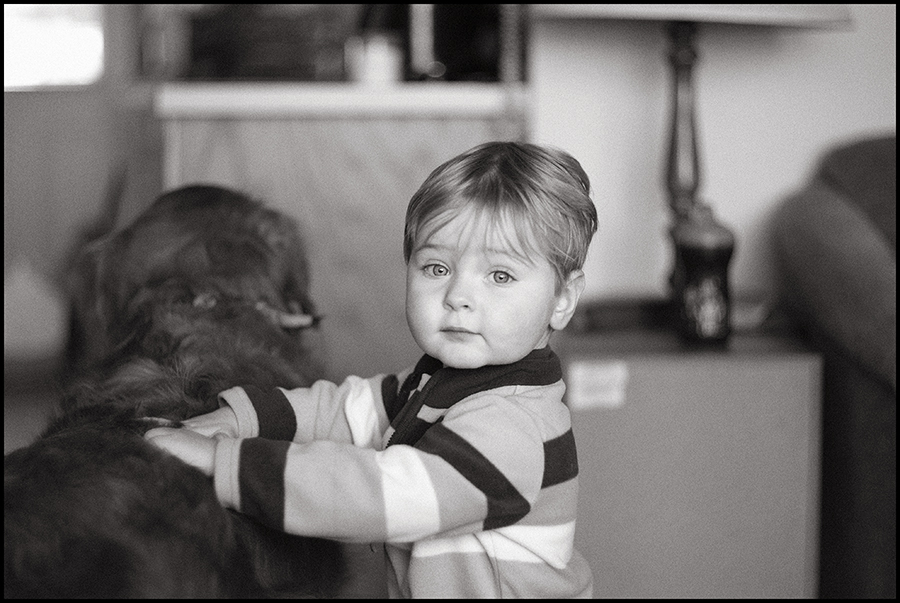 Henry with Toby