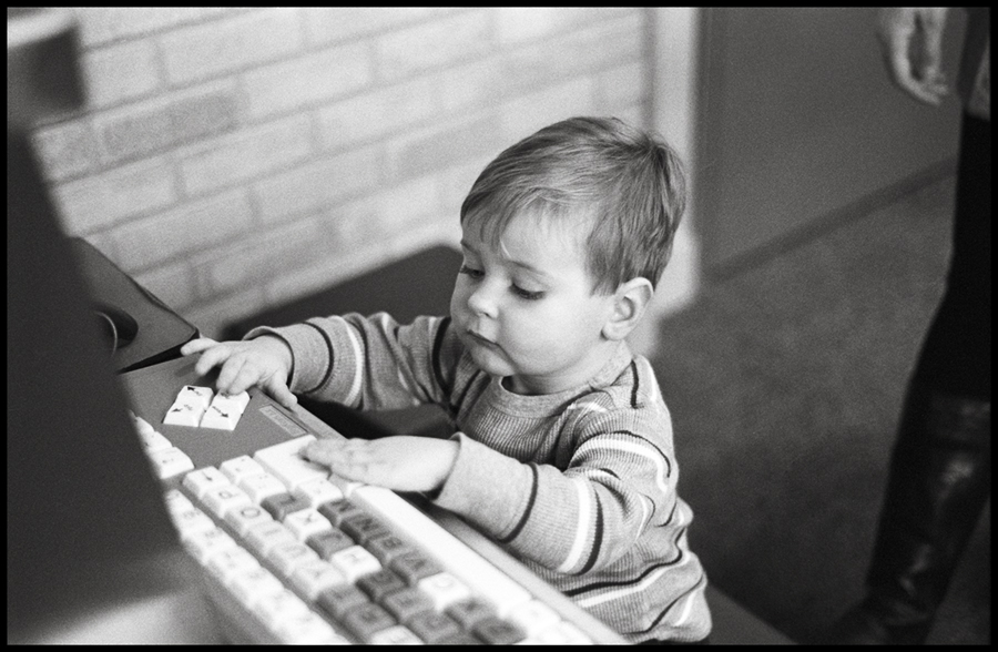 Henry at work