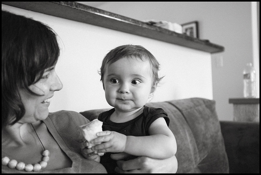 Lucille with Mom